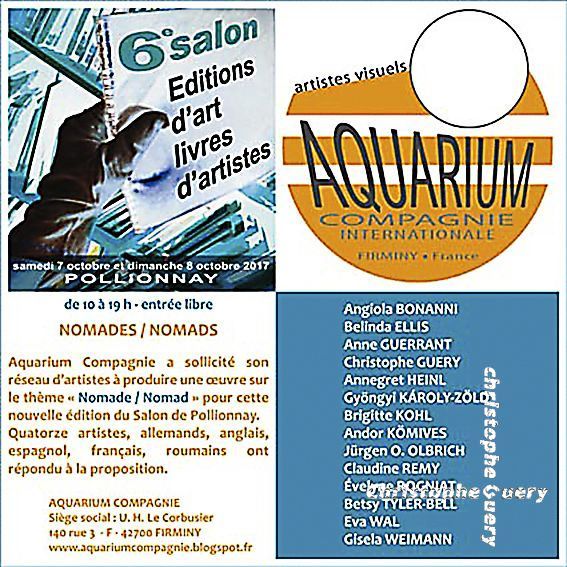 2017 - POLLIONAY SALON DU LIVRE D'ARTISTES - RHÔNE2017-AquariumDeNomad_02