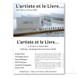 2023 – L’ARTISTE ET LE LIVRE