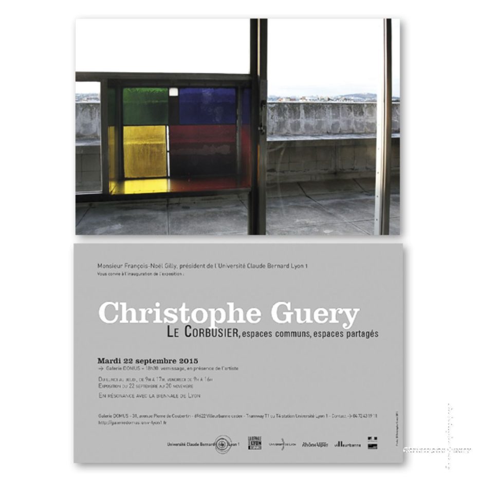 2015 – GALERIE DOMUS – UNIVERSITÉ LYON 1