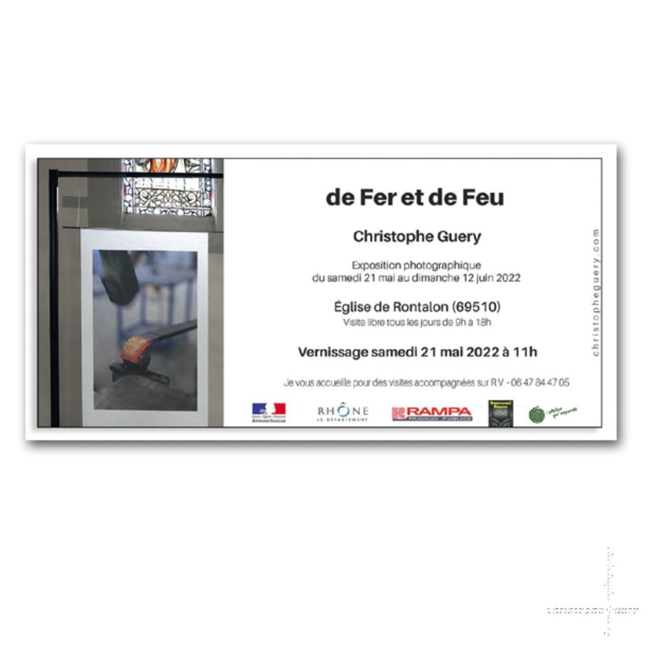 2022 – Église de Rontalon « de FER et de FEU »